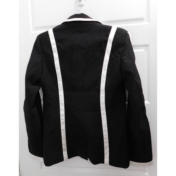 AKIRA‎ Black White Striped Blazer Jacket sz M NWT - Picture 6 of 6